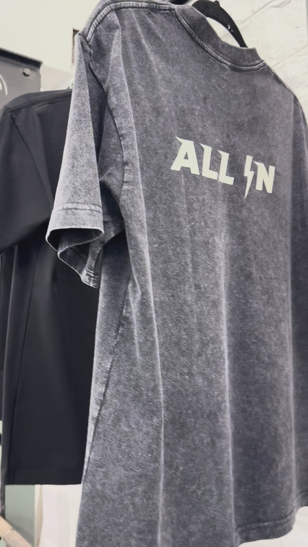 Grey stone wash TEE